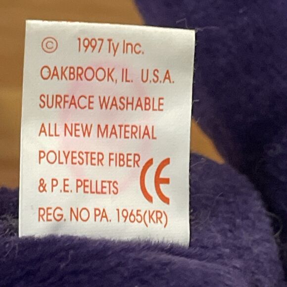 TY Lot of 5 1996-2004 Retired Bear Beanie Babies Princess Dear Curly - Picture 14 of 15